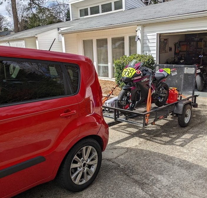 First motorcycle race preparation: Excited and nervous as race 1 approaches