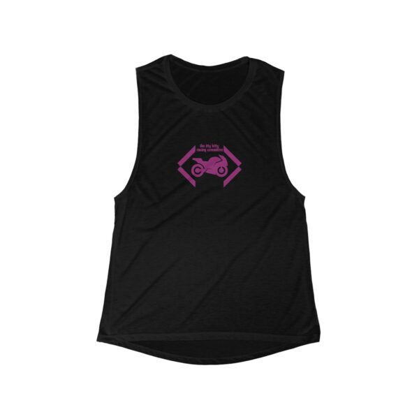 Stylish Women's Flowy Muscle Tank - Itty Bitty Racing Committee