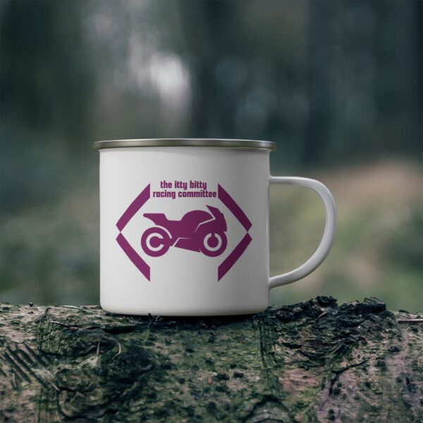 Itty Bitty Racing Committee Enamel Camping Mug - Perfect for trackside! - Image 4