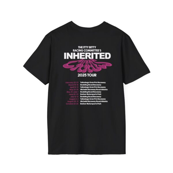 Itty Bitty Racing Committee's Inherited Chaos 2025 Tour T-Shirt - Image 2