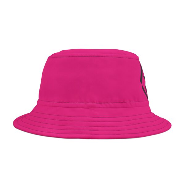 The Itty Bitty Racing Committee Pink Bucket Hat - Image 2