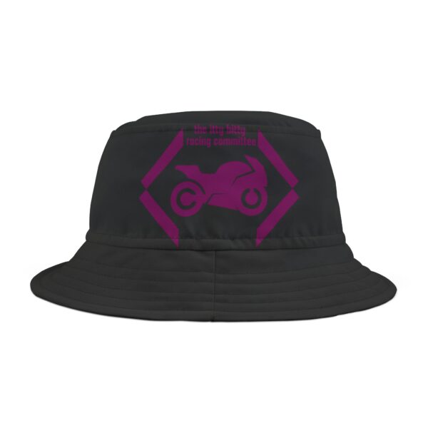 The Itty Bitty Racing Committee Black Bucket Hat